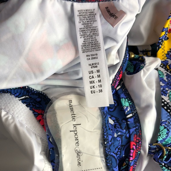 NWOT Nanette Lepore Woodstock Hi Neck M - Picture 7 of 7